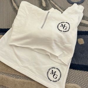 Missguided MG logo skirt and cropped hoodie set, nwt, us size 2